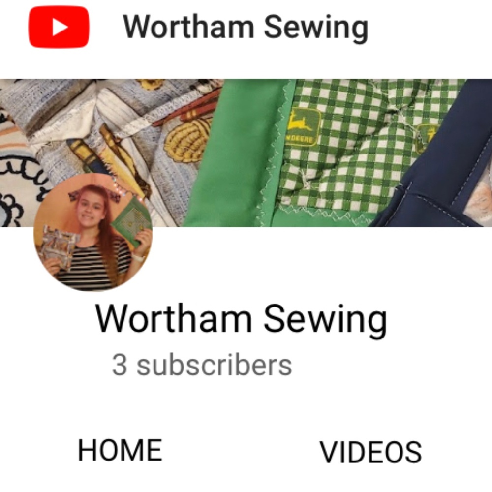 Please like and subscribe to my at home sewing 🧵 YouTube channel